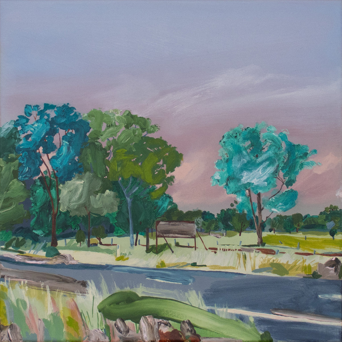 'Down at the Crossing' by Madeleine McKinlay, view 2
