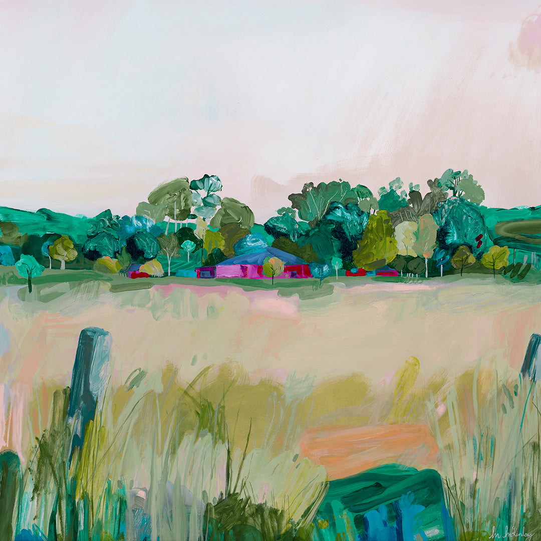 Homestead Glimpse (Original Artwork)
