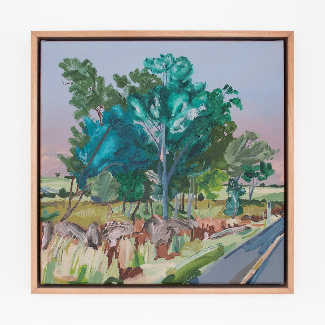 'One Big Gum', original abstract landscape painting by Australian artist Madeleine McKinlay