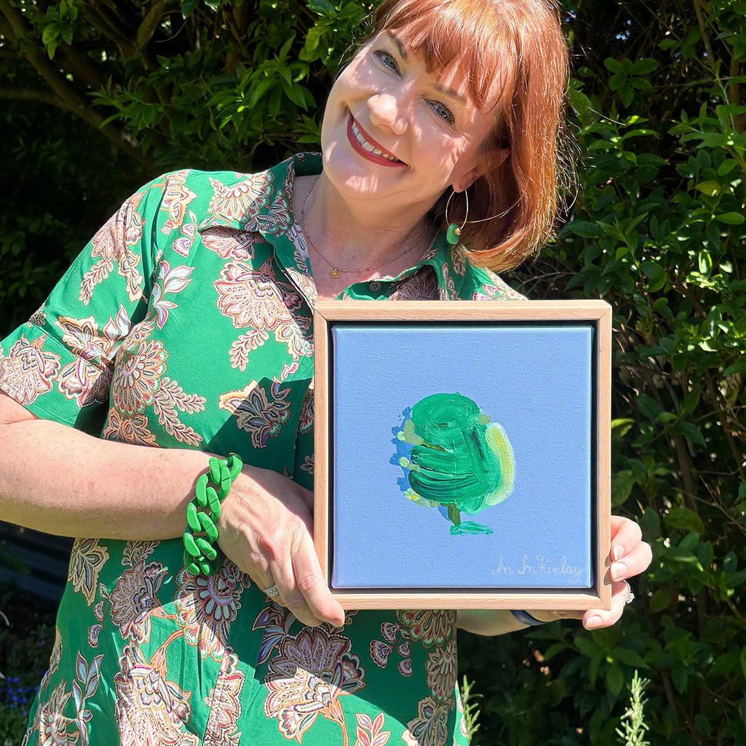 Tree on Baby Blue (Original Work)