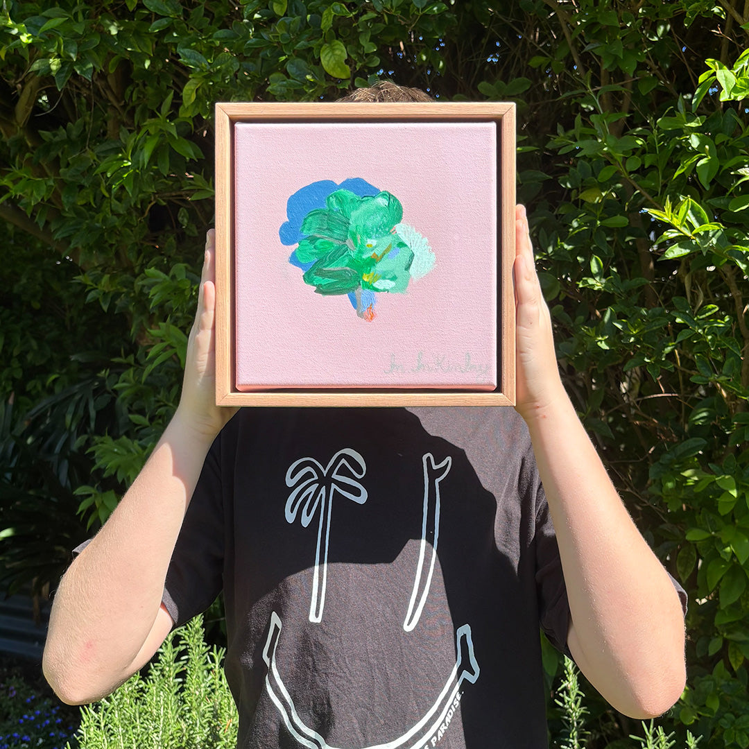 Tree on Dusty Pink (Original Work)