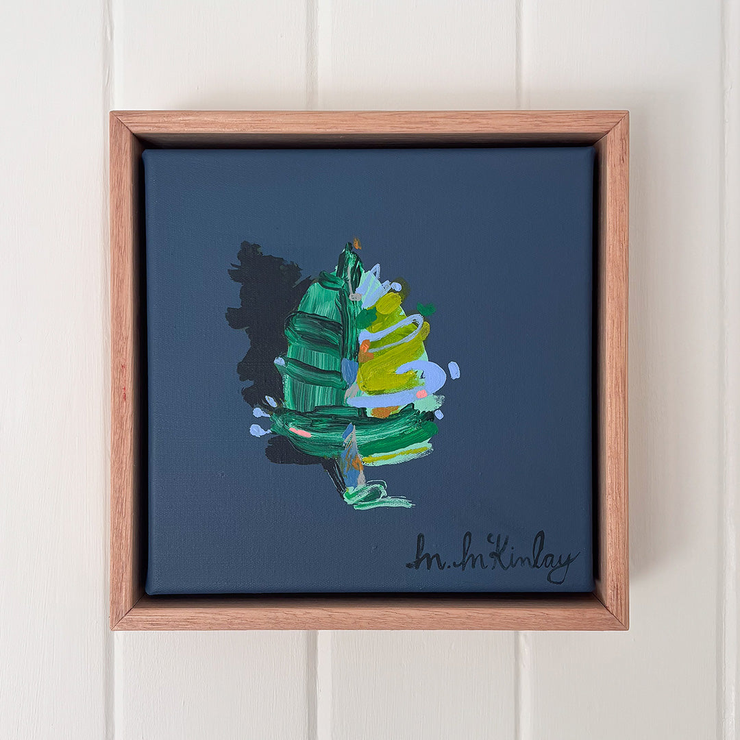 Tree on Navy Blue (Original Work)