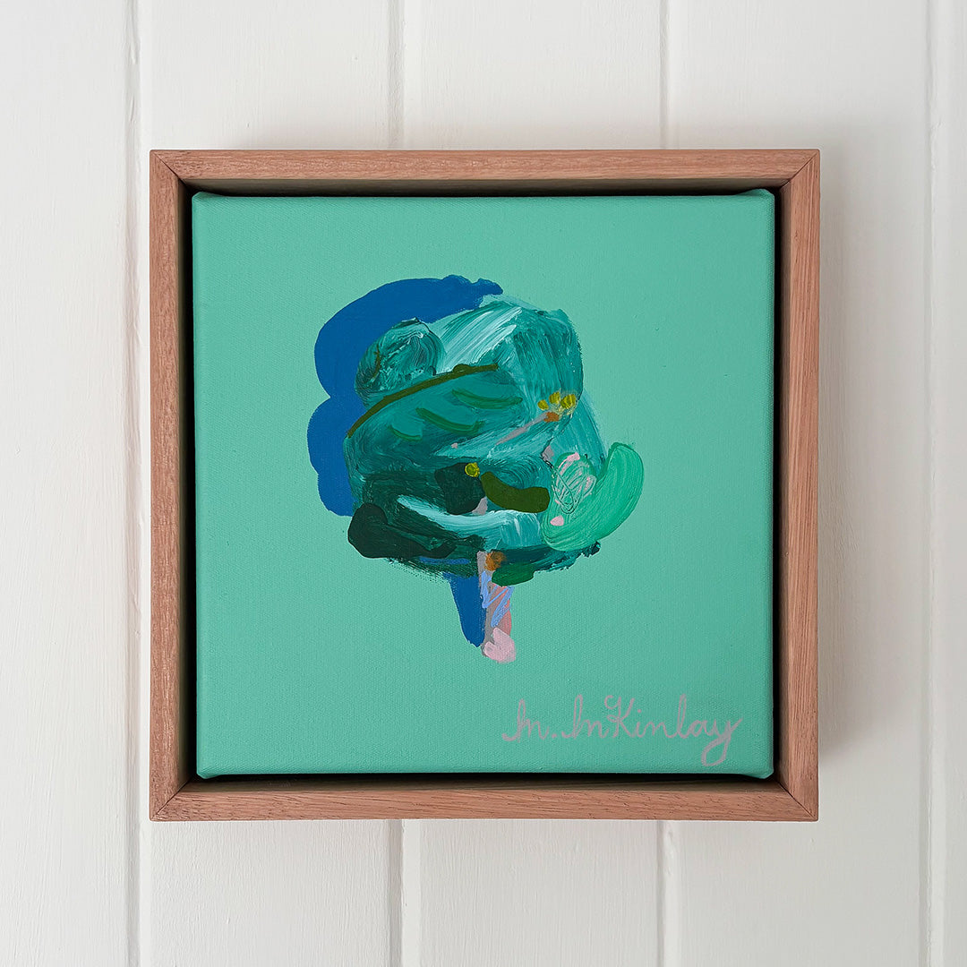 Tree on Pale Green (Original Work)