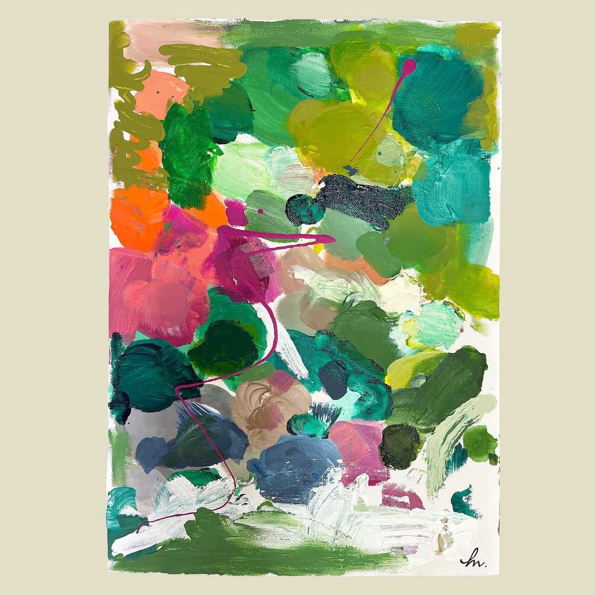 Palette Series - Morning Dew Palette (Unframed)