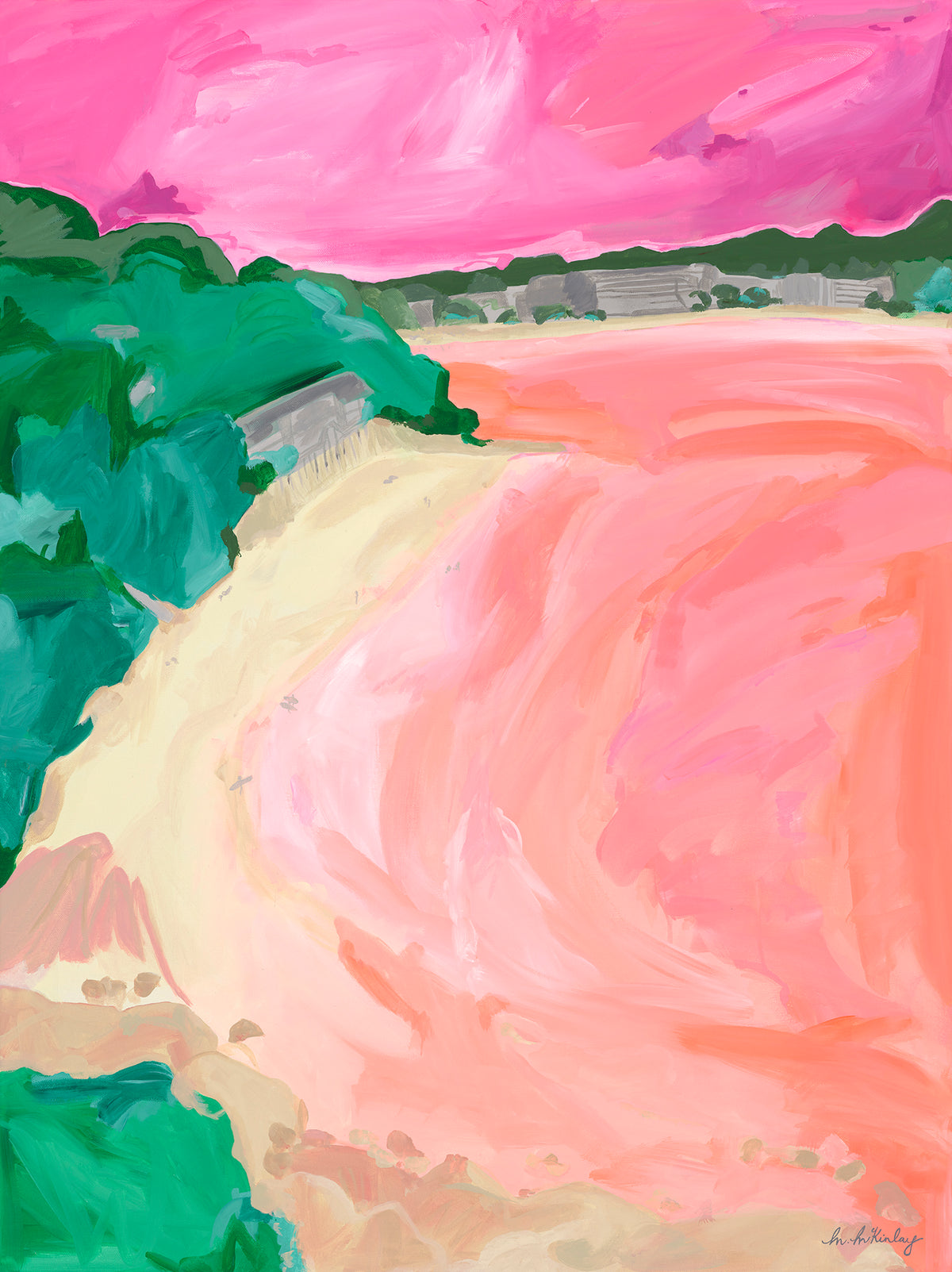 Noosa in Pink (Original Work)